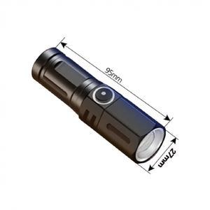 KJP디제이디 LED 충전식 캠핑 등산 비상용 휴대용 미니 손전등 535-1 후레쉬