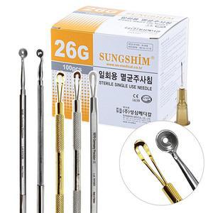 [케이솔루션]여드름바늘 압출기 루프형 + 멸균 주사침 26G 세트