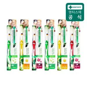 덴티스테 센서티브 칫솔 x 6개 (색상 임의배송)