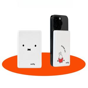 무브스피드 X Miffy 5000mAh 맥세이프 보조배터리 미피 콜라보 2세대