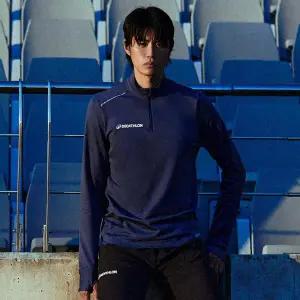 [킵런]데카트론 킵런 데카트론 킵런 남성 하프집 러닝 긴팔 티 런 웜 100