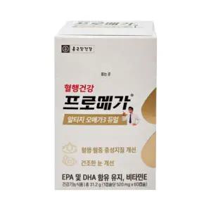 종근당 프로메가 알티지 오메가3 듀얼 520mg 60캡슐x1