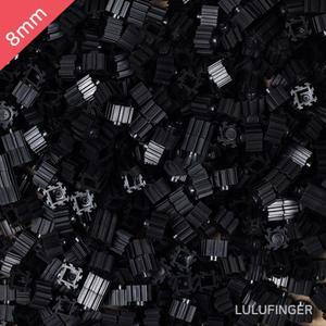 [룰루핑거] 디폼블럭 8mm 검정 black 1kg 1T-01-301
