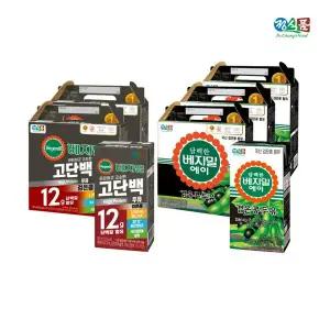 베지밀 고단백검은콩 32팩+담백한 검은콩에이 두유 48팩 190mlx80팩
