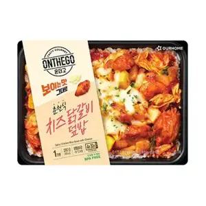 [장보기]아워홈 온더고 춘천식 치즈닭갈비덮밥 290g, 1개