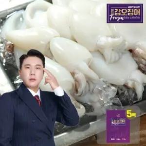 궁키친 이상민 알찬 갑오징어 5팩 100미 (오직 갑오징어만, 소스X)