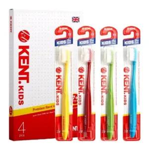 KENT 키즈 초극세모 칫솔 4개입