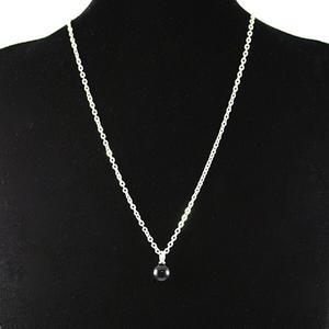 블랙 오닉스 볼 천연원석 실버펜던트 은925 수정구슬 원형볼