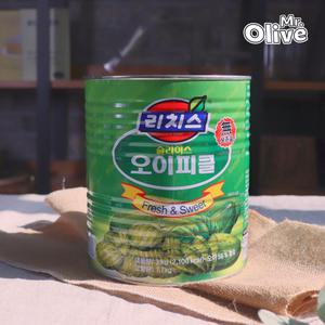 리치스 슬라이스 오이 피클 3kg 대용량