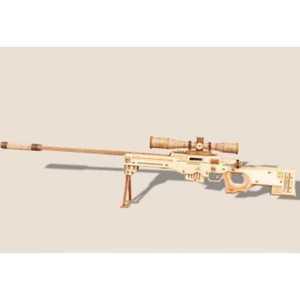 입체퍼즐 저격총 3D DIY 조립 AWM 에땁 우드 나무 장식