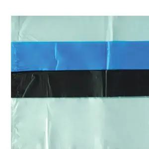 쓰레기봉투 중형 63X90 50매 60L 분리수거 재활용/비닐봉투 큰 파쇄기 손잡이 비닐백 위 40L) 평판봉투