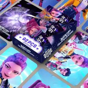 케이팝 데몬 헌터스 스티커 로모카드 92pcs 케데헌 포토카드