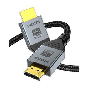 16K 8K HDMI 케이블 96Gbps 3.3 FT, 초고속 HDMI 2.2 케이블 16K@60Hz 8K@120Hz 4K@480Hz HDCP 2.2&2.3, 다이내믹 HDR, eARC, DTS:X, Roku TV/HDTV/PS5/블루레이/프로젝터와 호환 가능