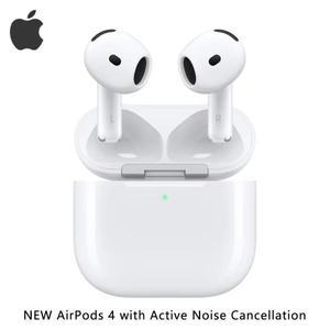 Apple AirPods 4 무선 헤드폰 능동형 소음 리무버 기능 Bluetooth 5.3 맞춤형 공간 오디오 H2 칩