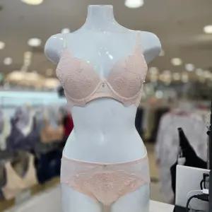 [비비안]웨딩라인 자가드 레이스 몰드브라 팬티세트 BR1821A_PAPK_BP