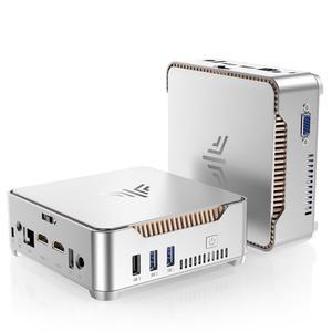 KAMRUI GK3Plus 미니 PC, 16GB RAM 512GB M.2 SSD 미니 컴퓨터, 12번째 앨더 레이크 N95(최대 3.4GHz) 마이크로 PC, 2.5인치 SSD, 기가비트 이더넷, 4K UHD, 3화면 디스플레이, WiFi, BT, VESA/가정/비즈니스 소형