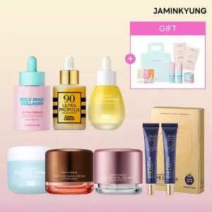 [~93%+쿠폰10%] 자민경 달팽이크림/프로폴리스앰플/수분크림/선크림/마스크팩/아이케어/배송비체험+사은품