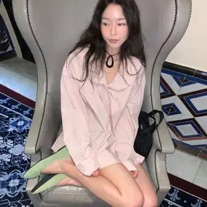 [메이비베이비] [Dearest] Melodie Blouse (페일핑크)