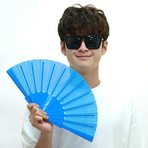 [파티공구]응원부채 블루 체육대회 용품 도구 율동 단체 운동회