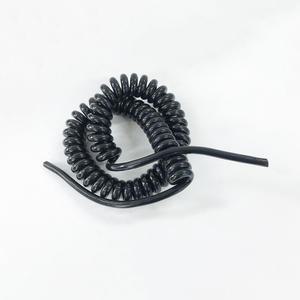 스프링코드 VCTF 0.5SQ x 2C 흑색 5m (말린길이 70cm)