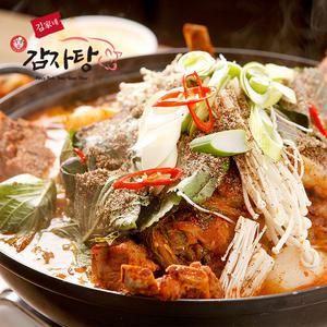 국내산 등뼈100% 무청시래기 가득 김가네 감자탕 1.2kg(2-3인분)동아식품
