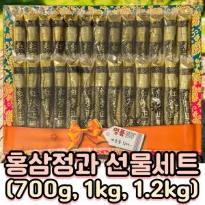 홍삼정과 한지바구니 선물세트(700g, 1kg, 1.2kg), 보자기 포장, 위생적 개별 진공포장으로 보관도 용이하고 드시기 간편해요, 달콤쫀득 건강간식, 추석 명절 한가위, 첫인사, 상견례