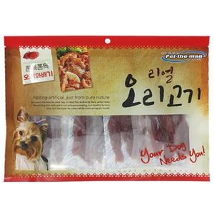 강아지 사사미 간식 리얼 오리고기 오리 꽈배기 300g