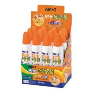 아모스 목공풀 74g 1box 12개입