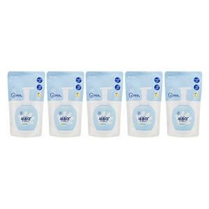 세균아꼼짝마 버블 핸드워시 레몬, 리필, 200ml, 5개