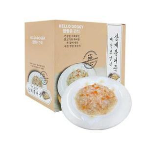 [기타]참좋은간식 애견보양식 삼계북어죽80g 1BOX(10개) 반려견습식 강아지영양간식