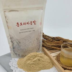 찬들마루 국내산 100% 하심정 홍도라지분말 200g
