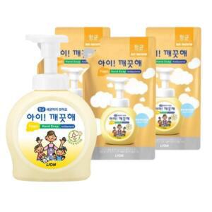 아이깨끗해 순한파우더향490ml 본품+450ml 리필 3개SD