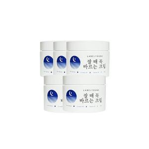[라벨영]잘때꼭바르는크림 100g 5개/고보습고양양 올인원수면크림