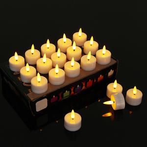 리얼 캔들 웜색 전자초 촛불이벤트 LED 티라이트 24p
