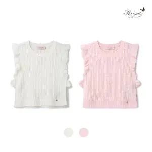 [대구백화점] [페리미츠]아동 여아 레이어드 니트 베스트(P2431K450)