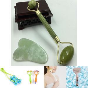 프리미엄 옥 롤러 마사지기/맛사지기/부기/붓기/가정용/휴대용/리프팅/얼굴/마사지기/간편/편리/v라인
