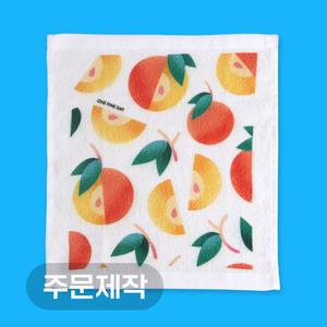 면 핸드타월 커스텀 인쇄 주문 제작 송월타올 굿즈 답례품 1장 부터 제작 가능