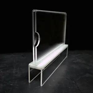 PS 슬림파티션꽂이 ( 상단 종이사이즈 150X70 ) (칸막이 두께 5mm ~ 20mm 용) 얇은 칸막이용 꽂이 - 아크릴 명패 부서명 이름표 맞춤 제작판매