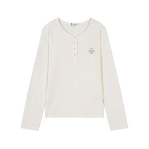 [버커루](신세계 사우스시티)여성 와플 티에리 긴팔 티셔츠(B251TS504P)