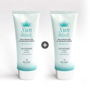바이오 살릭스 미백 주름개선 자외선 차단 선크림 70ml 2개 SPF50+ PA+++