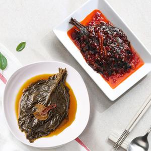 [품질보장][이광석장인]깻잎무침1kg+간장깻잎1kg 밥도둑 참기름 반찬 젓갈 대용량 밥맛