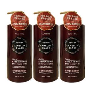 엘라스틴 카멜리아블랙 트리트먼트 1L 3개