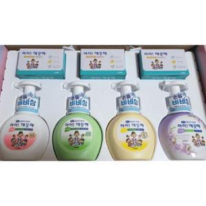 [기타] 아이깨끗해 핸드워시 종합 선물세트 손세정제 250ml 4종+비누 3개 설명절