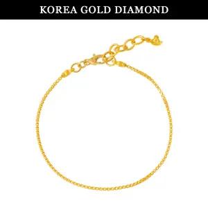 [한국금다이아몬드] 순금 24k 팔찌 여자 금 박스 체인 3.75g