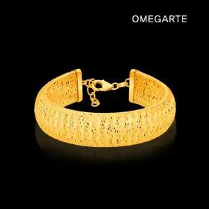 [OMEGARTE]18K 이태리 와이드 팔찌
