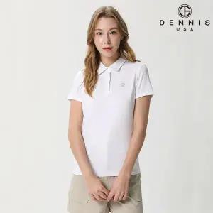 [데니스골프][DENNIS] 25SS신상 여성 스포티 쿨 카라 반팔티_NAQMLTS073