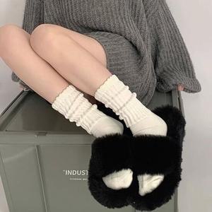 [5켤레] 어션 데일리 루즈핏 여성 빅 골지 장목 양말