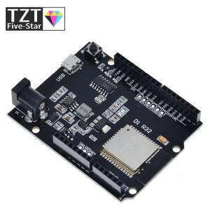 Wemos D1 ESP32 ESP-32 WiFi Bluetooth 4MB 플래시 UNO D1 R32 보드 모듈 Arduino 용 CH340 CH340G 개발 보