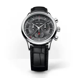 모리스라크로와 레 클라시크 크로노그래프 쿼츠 40mm 가죽밴드 LC1228-SS001-331-