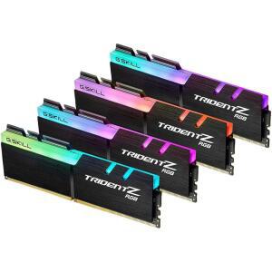 G.SKIL 트라이던트 Z RGB 시리즈 (인텔 XMP) DDR4 RAM 128GB (4x32GB) 3600MT /s CL18-22-22-42 1.35V 데스크탑 컴퓨터 메모리 UDIMM (F4-3600C18Q-128GHzR)